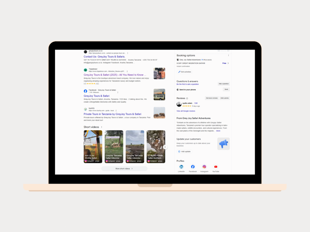 Tanzania website SEO