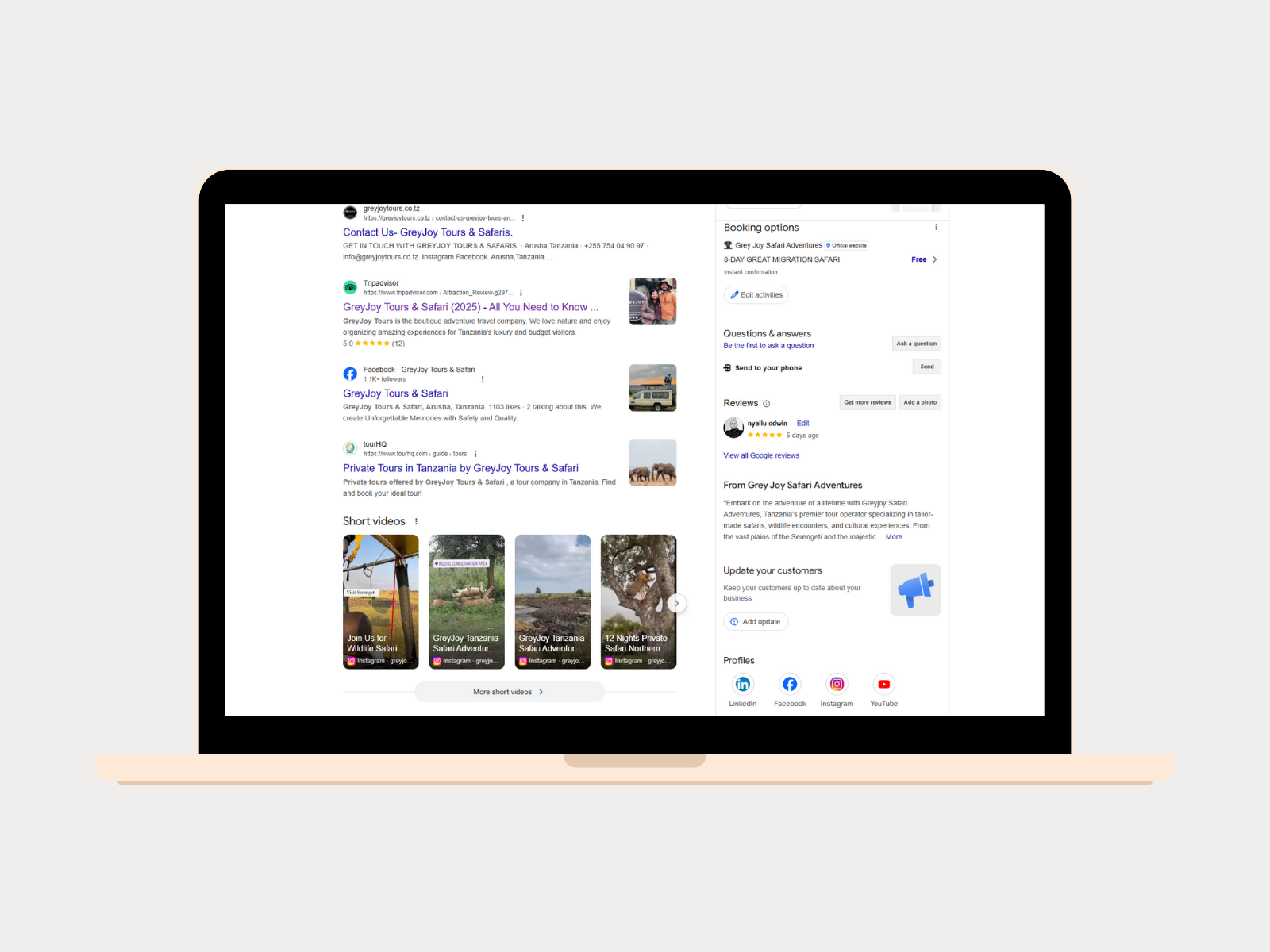 Tanzania website SEO